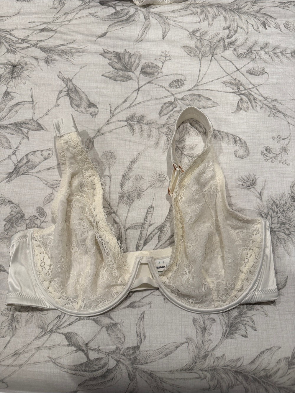 aerie Ivory Lace Underwire Bra